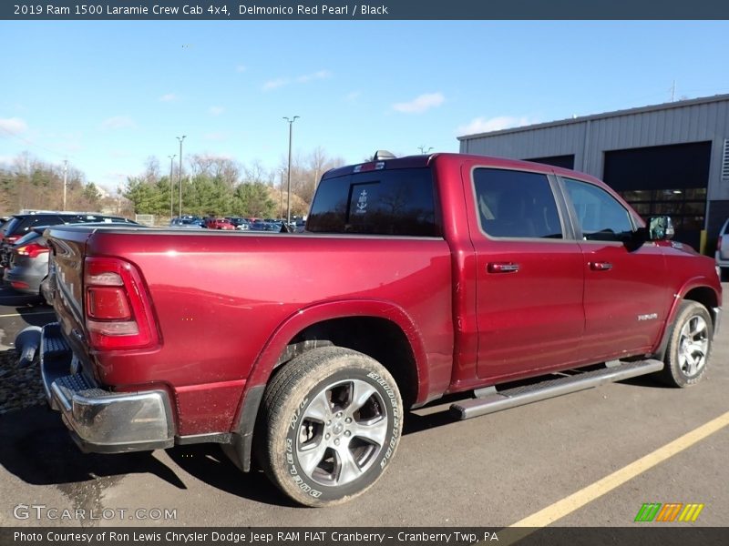 Delmonico Red Pearl / Black 2019 Ram 1500 Laramie Crew Cab 4x4