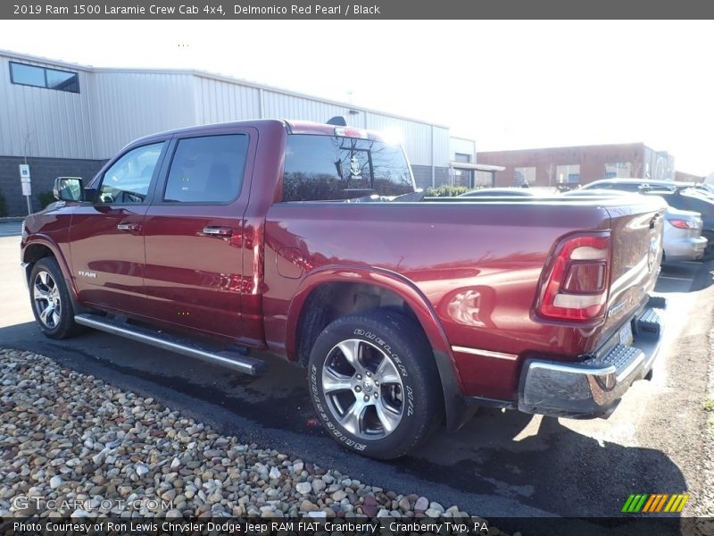 Delmonico Red Pearl / Black 2019 Ram 1500 Laramie Crew Cab 4x4