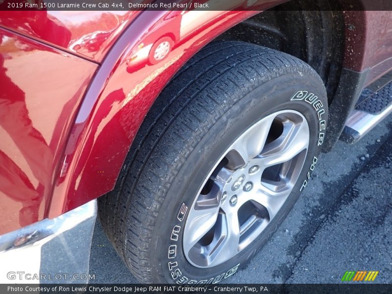 Delmonico Red Pearl / Black 2019 Ram 1500 Laramie Crew Cab 4x4