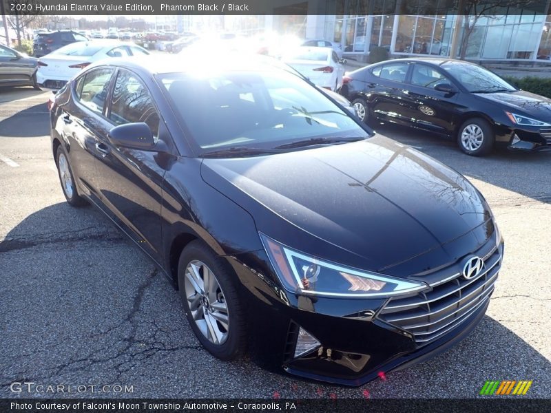 Phantom Black / Black 2020 Hyundai Elantra Value Edition