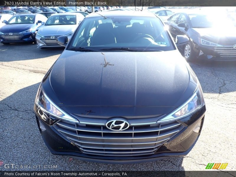 Phantom Black / Black 2020 Hyundai Elantra Value Edition