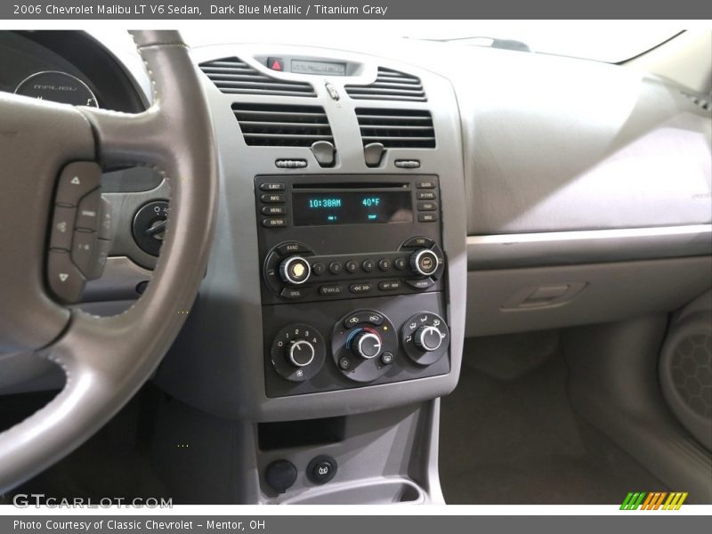 Dark Blue Metallic / Titanium Gray 2006 Chevrolet Malibu LT V6 Sedan