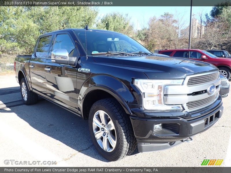 Shadow Black / Black 2018 Ford F150 Platinum SuperCrew 4x4