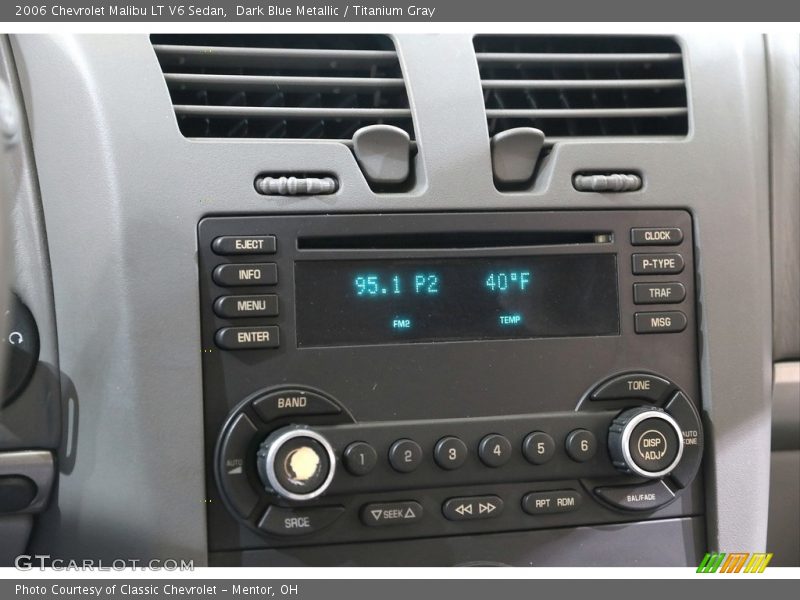 Dark Blue Metallic / Titanium Gray 2006 Chevrolet Malibu LT V6 Sedan