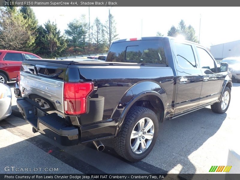 Shadow Black / Black 2018 Ford F150 Platinum SuperCrew 4x4