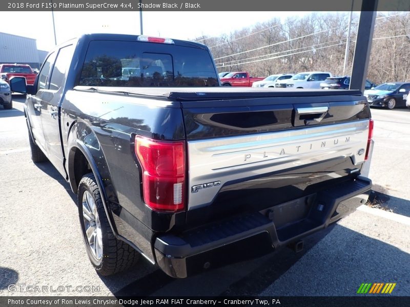Shadow Black / Black 2018 Ford F150 Platinum SuperCrew 4x4