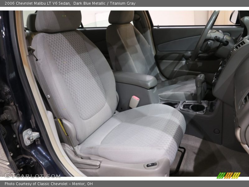 Dark Blue Metallic / Titanium Gray 2006 Chevrolet Malibu LT V6 Sedan