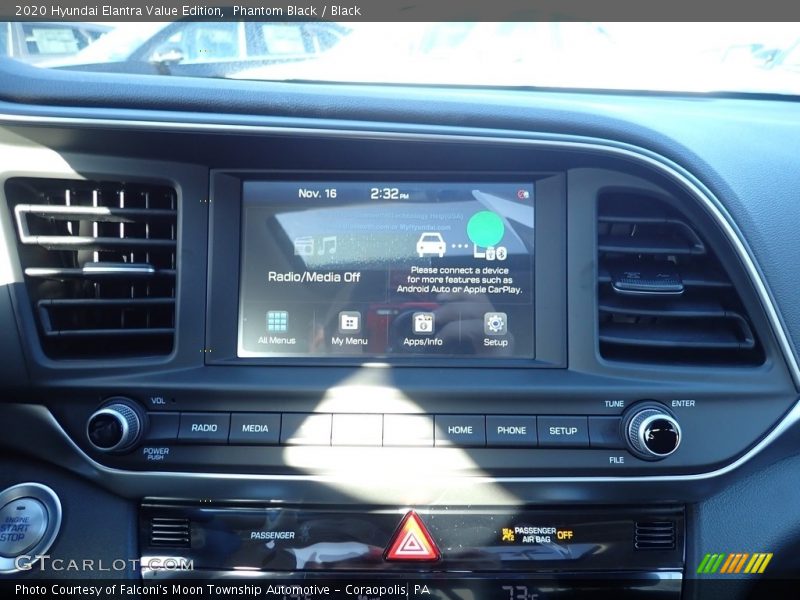 Phantom Black / Black 2020 Hyundai Elantra Value Edition