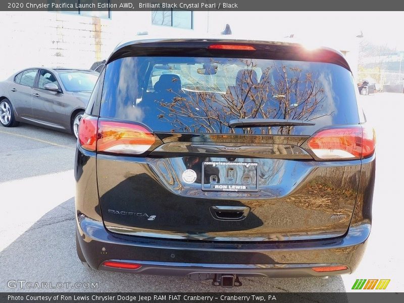 Brilliant Black Crystal Pearl / Black 2020 Chrysler Pacifica Launch Edition AWD