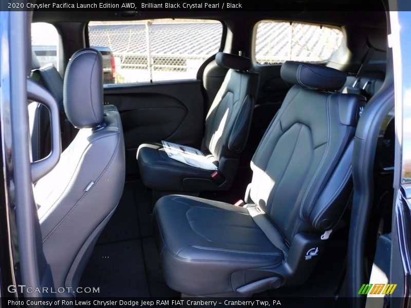 Brilliant Black Crystal Pearl / Black 2020 Chrysler Pacifica Launch Edition AWD
