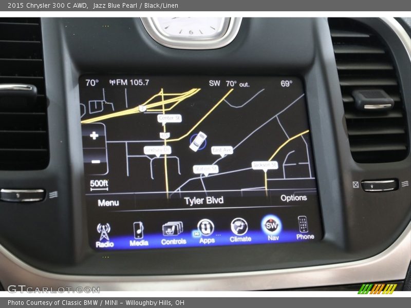 Navigation of 2015 300 C AWD