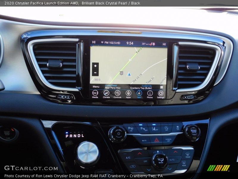 Brilliant Black Crystal Pearl / Black 2020 Chrysler Pacifica Launch Edition AWD