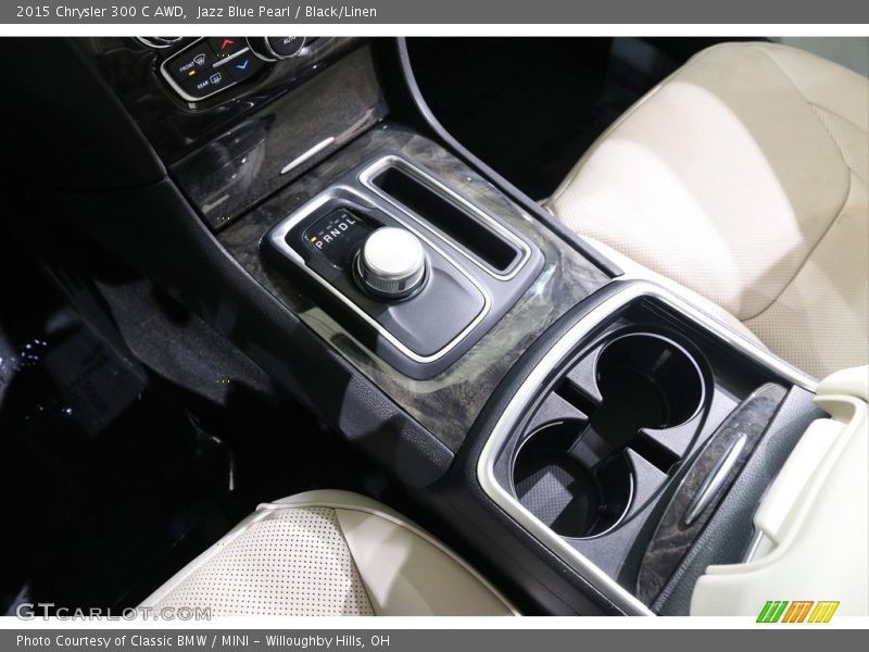 Jazz Blue Pearl / Black/Linen 2015 Chrysler 300 C AWD