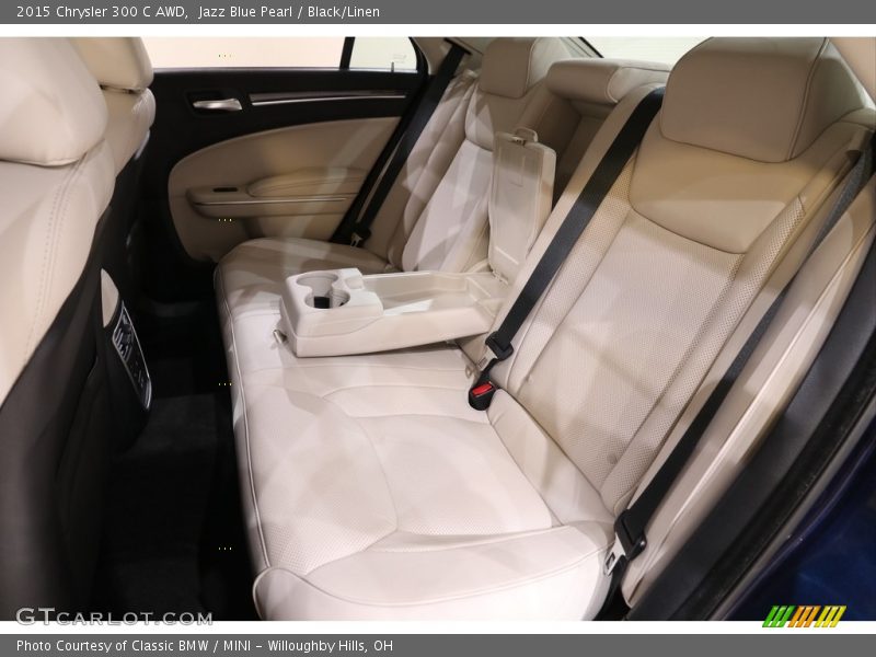 Jazz Blue Pearl / Black/Linen 2015 Chrysler 300 C AWD