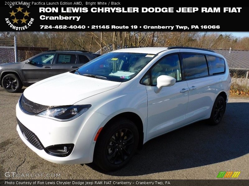 Bright White / Black 2020 Chrysler Pacifica Launch Edition AWD