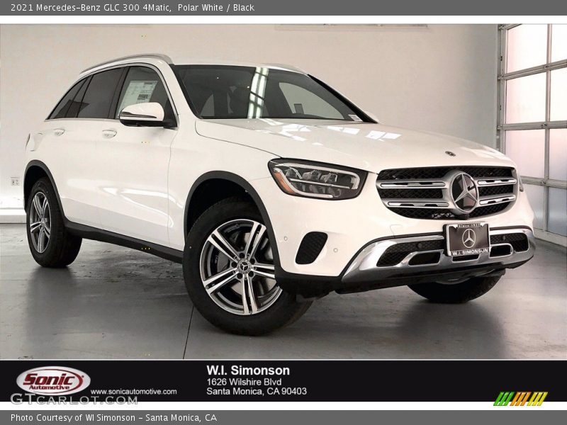 Polar White / Black 2021 Mercedes-Benz GLC 300 4Matic