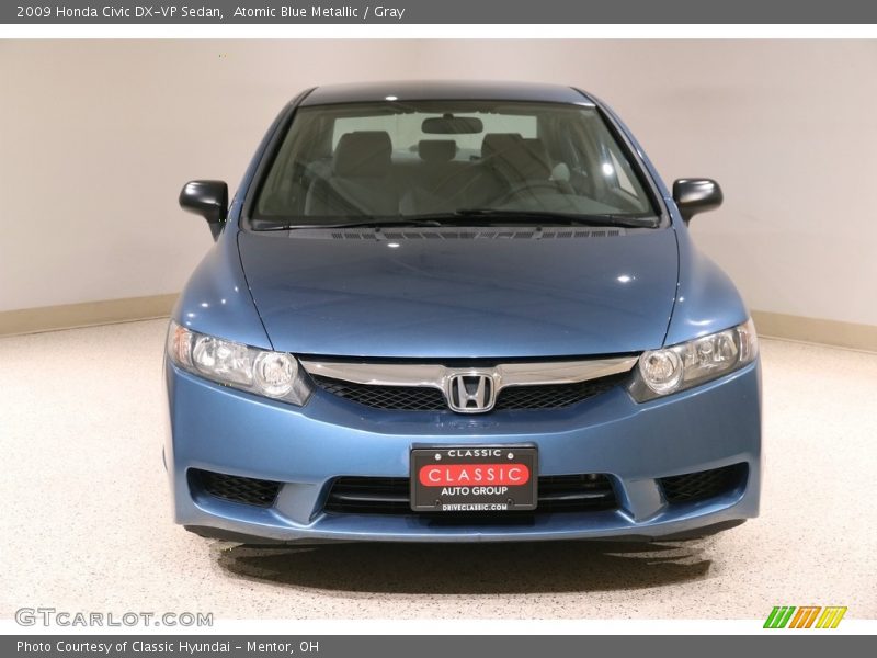 Atomic Blue Metallic / Gray 2009 Honda Civic DX-VP Sedan