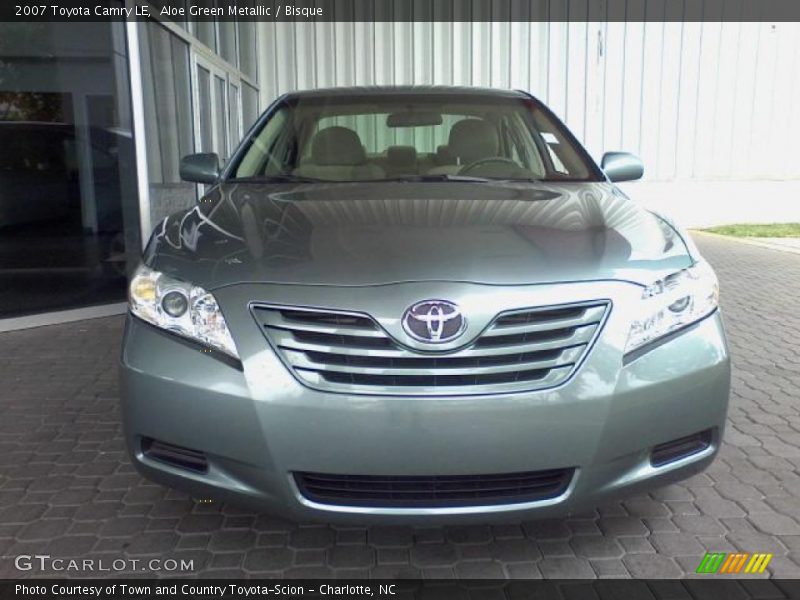 Aloe Green Metallic / Bisque 2007 Toyota Camry LE