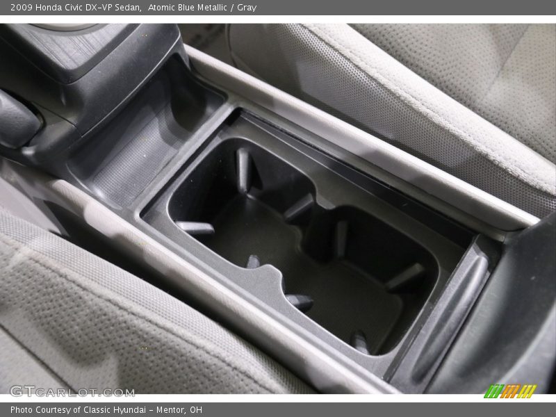 Atomic Blue Metallic / Gray 2009 Honda Civic DX-VP Sedan