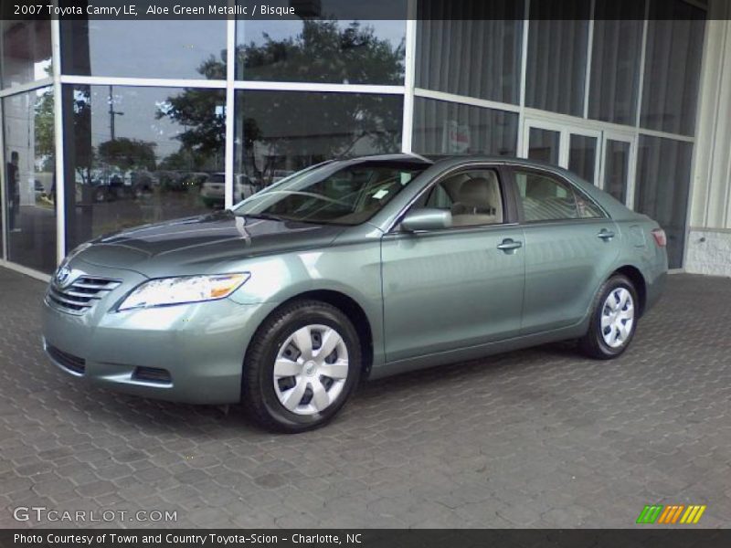 Aloe Green Metallic / Bisque 2007 Toyota Camry LE