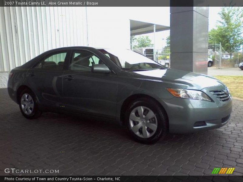 Aloe Green Metallic / Bisque 2007 Toyota Camry LE