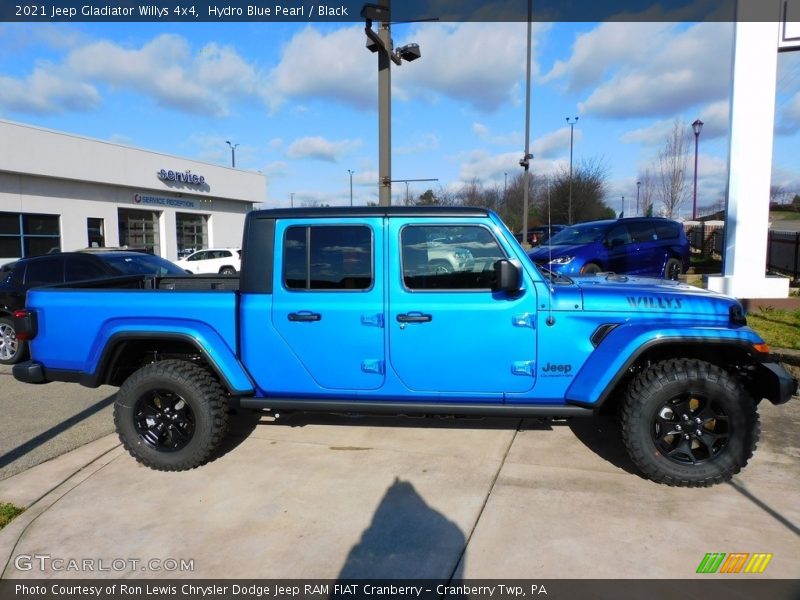  2021 Gladiator Willys 4x4 Hydro Blue Pearl
