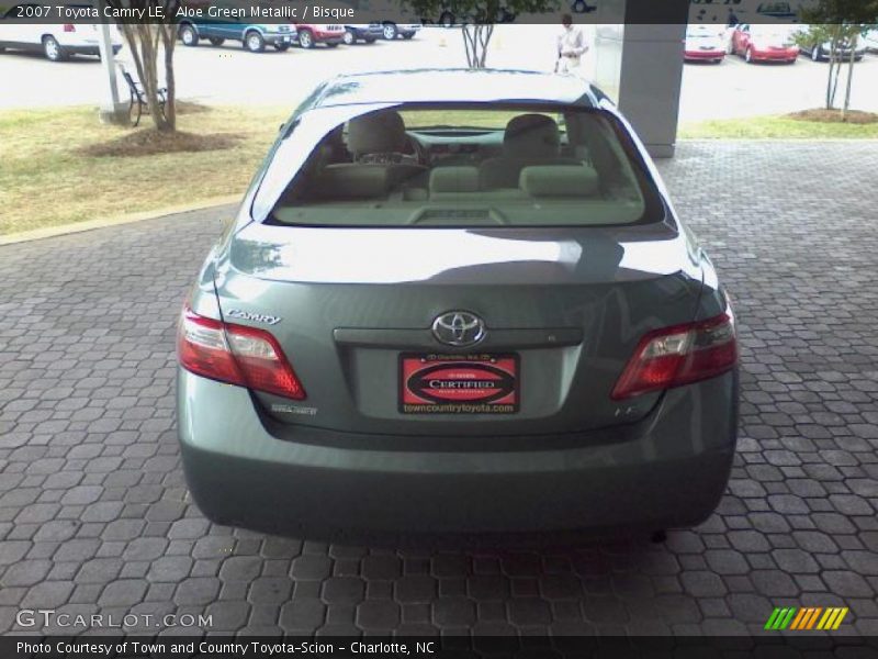 Aloe Green Metallic / Bisque 2007 Toyota Camry LE