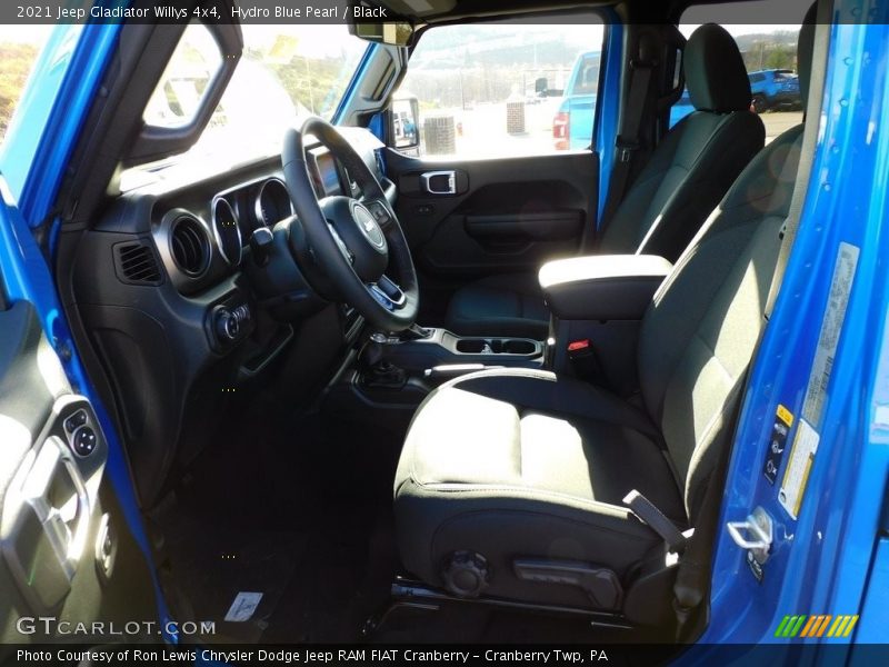 Hydro Blue Pearl / Black 2021 Jeep Gladiator Willys 4x4
