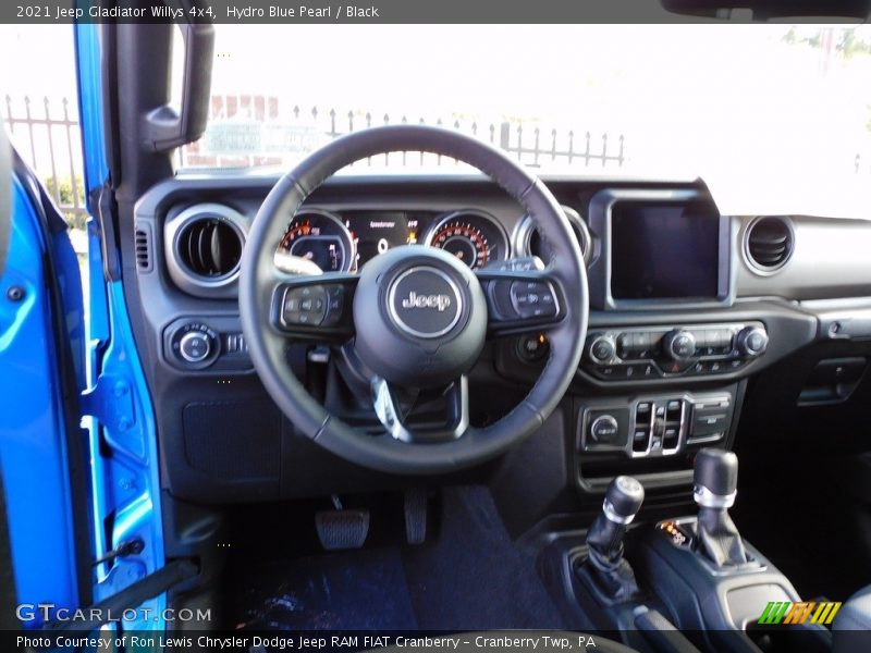 Hydro Blue Pearl / Black 2021 Jeep Gladiator Willys 4x4