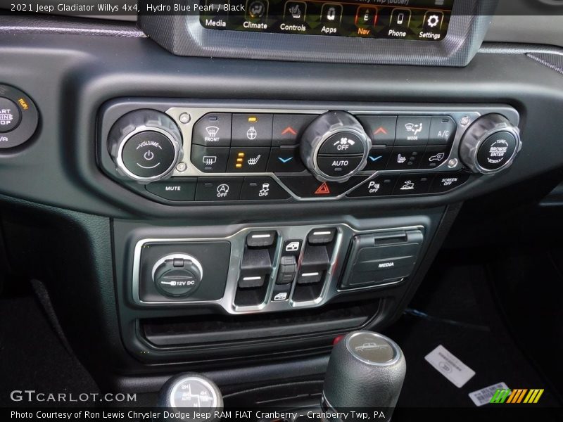 Hydro Blue Pearl / Black 2021 Jeep Gladiator Willys 4x4