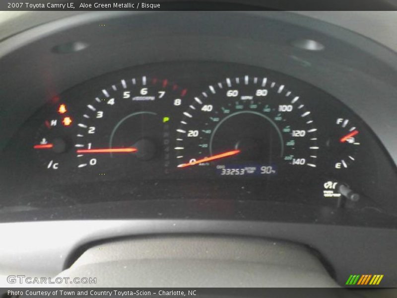 Aloe Green Metallic / Bisque 2007 Toyota Camry LE