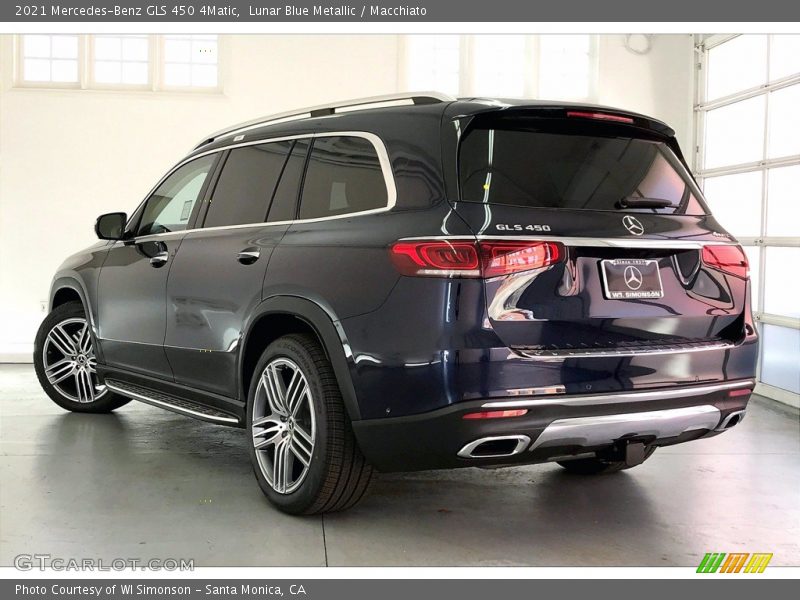 Lunar Blue Metallic / Macchiato 2021 Mercedes-Benz GLS 450 4Matic