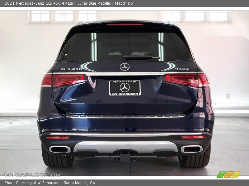 Lunar Blue Metallic / Macchiato 2021 Mercedes-Benz GLS 450 4Matic