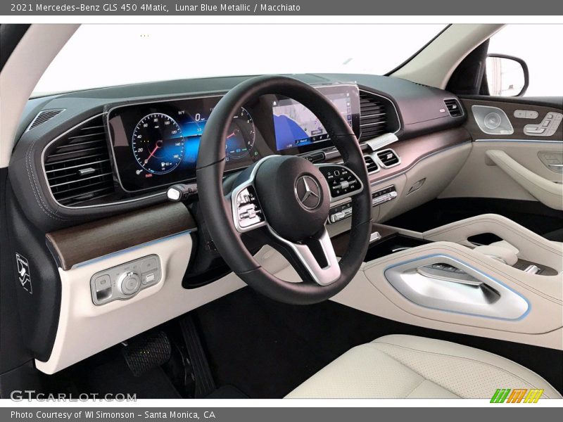 Dashboard of 2021 GLS 450 4Matic