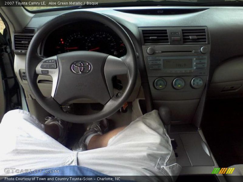 Aloe Green Metallic / Bisque 2007 Toyota Camry LE