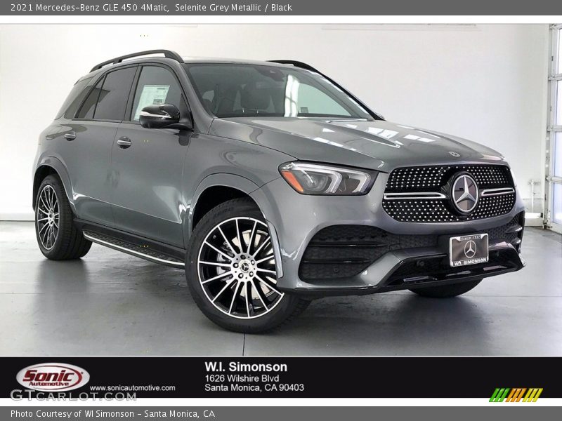 Selenite Grey Metallic / Black 2021 Mercedes-Benz GLE 450 4Matic