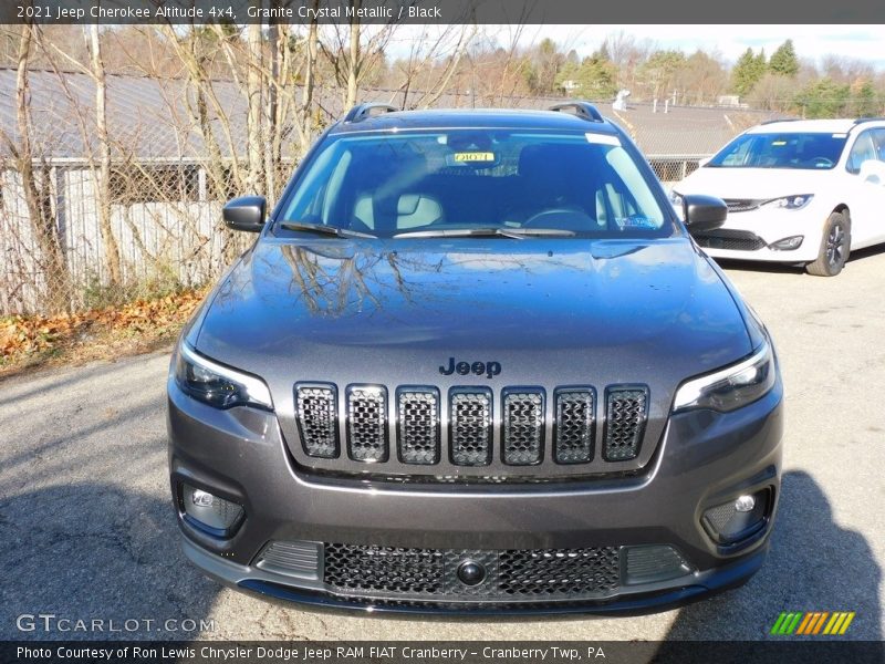 Granite Crystal Metallic / Black 2021 Jeep Cherokee Altitude 4x4