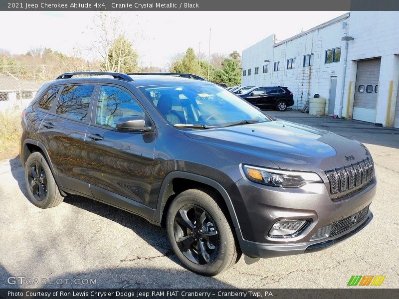 Granite Crystal Metallic / Black 2021 Jeep Cherokee Altitude 4x4