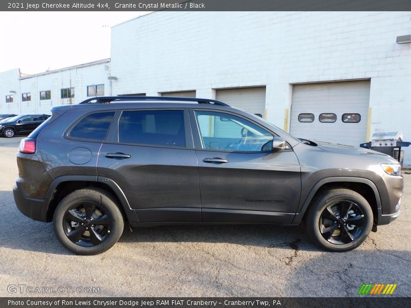 Granite Crystal Metallic / Black 2021 Jeep Cherokee Altitude 4x4