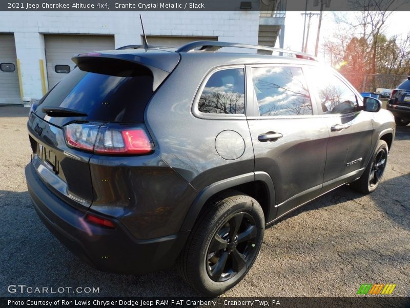 Granite Crystal Metallic / Black 2021 Jeep Cherokee Altitude 4x4