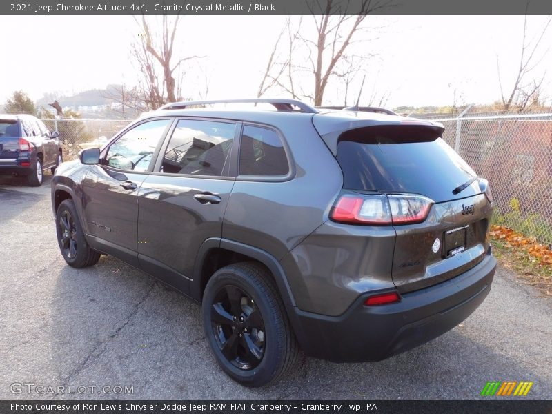 Granite Crystal Metallic / Black 2021 Jeep Cherokee Altitude 4x4