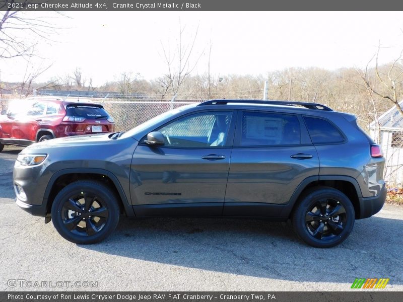 Granite Crystal Metallic / Black 2021 Jeep Cherokee Altitude 4x4