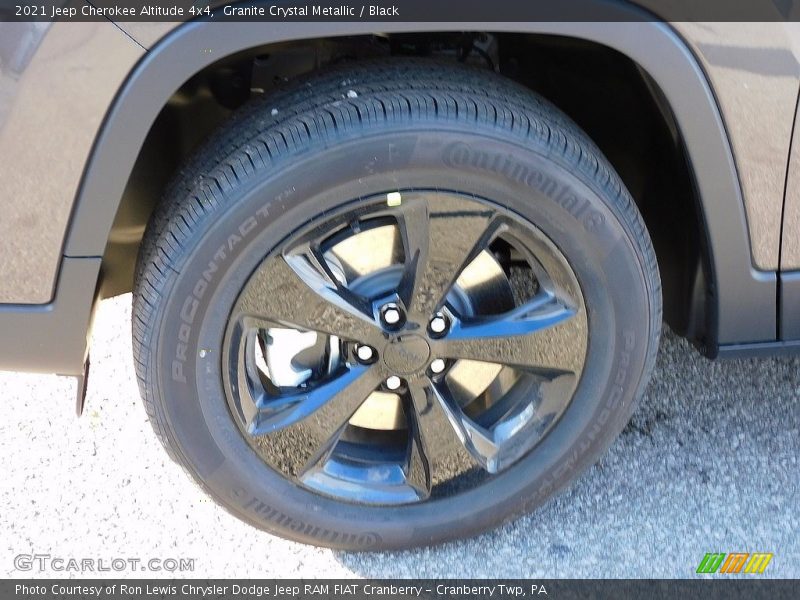 Granite Crystal Metallic / Black 2021 Jeep Cherokee Altitude 4x4