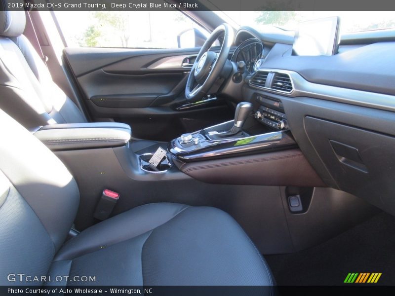 Deep Crystal Blue Mica / Black 2019 Mazda CX-9 Grand Touring