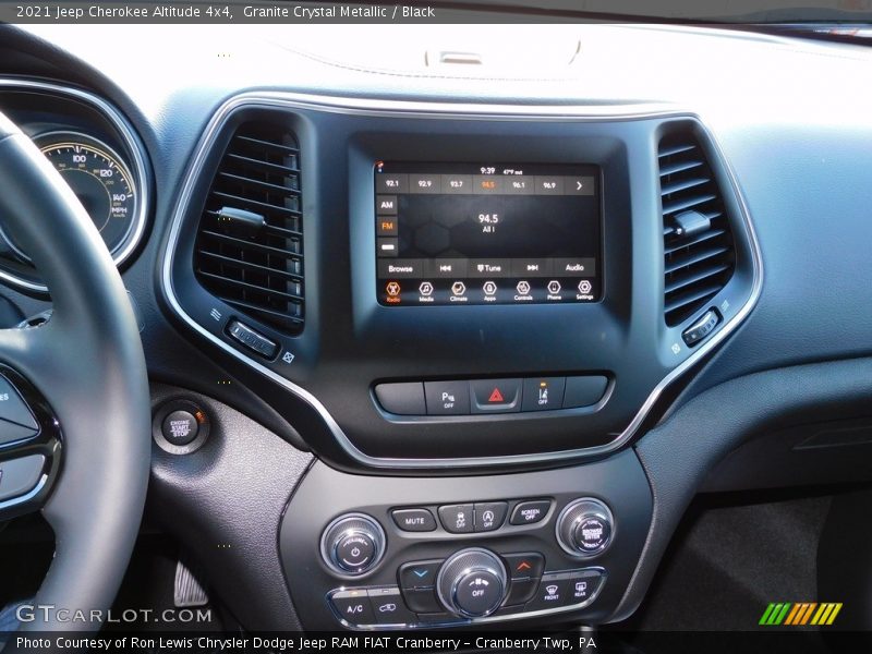 Granite Crystal Metallic / Black 2021 Jeep Cherokee Altitude 4x4