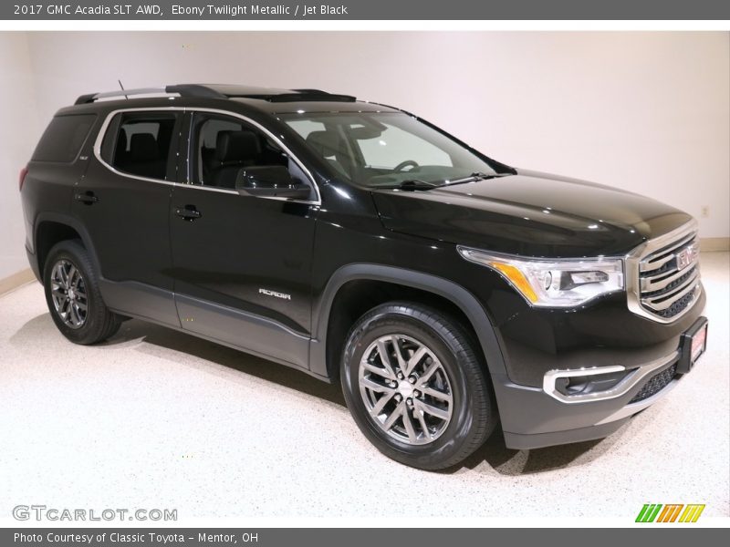 Ebony Twilight Metallic / Jet Black 2017 GMC Acadia SLT AWD