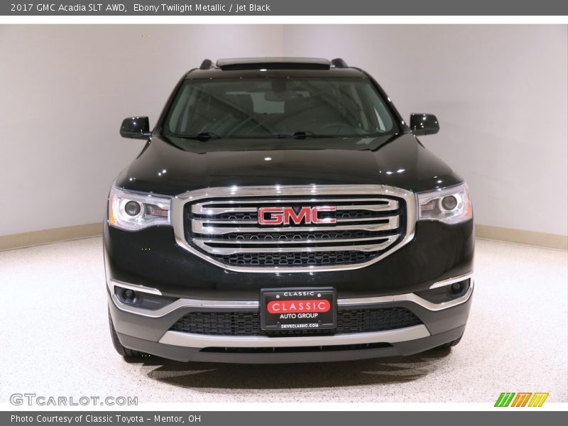 Ebony Twilight Metallic / Jet Black 2017 GMC Acadia SLT AWD