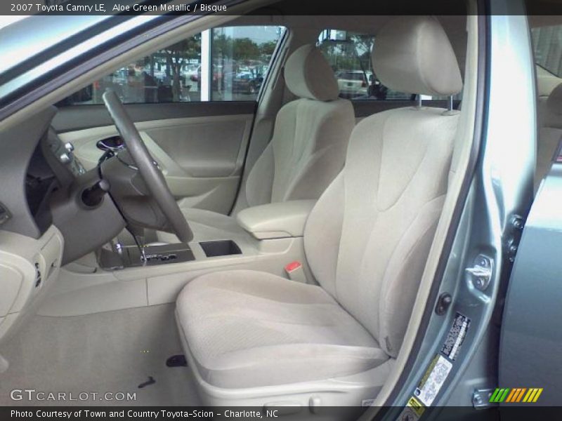 Aloe Green Metallic / Bisque 2007 Toyota Camry LE