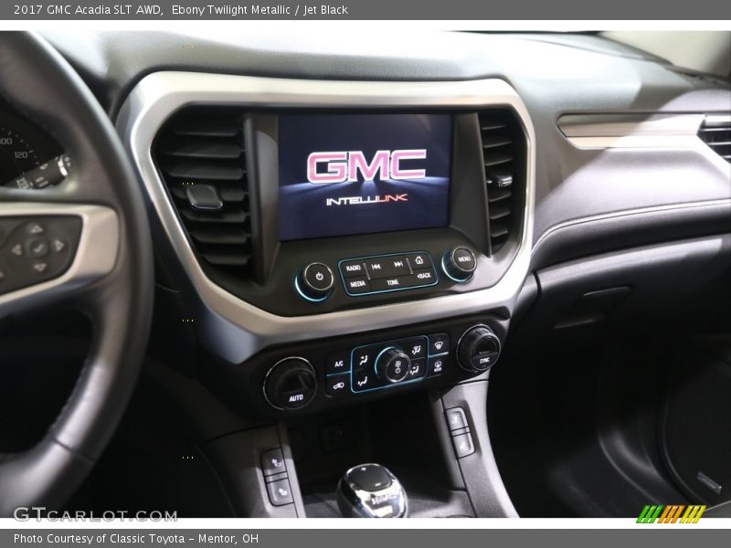 Ebony Twilight Metallic / Jet Black 2017 GMC Acadia SLT AWD