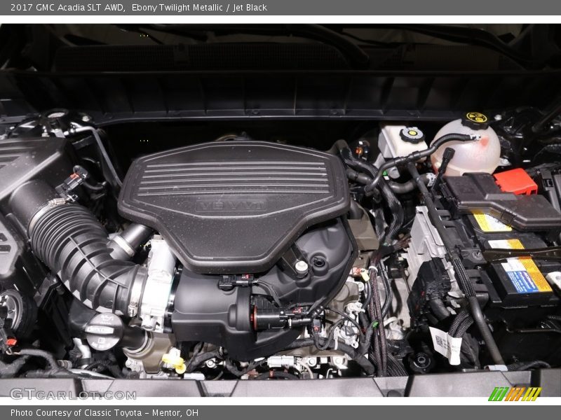 Ebony Twilight Metallic / Jet Black 2017 GMC Acadia SLT AWD